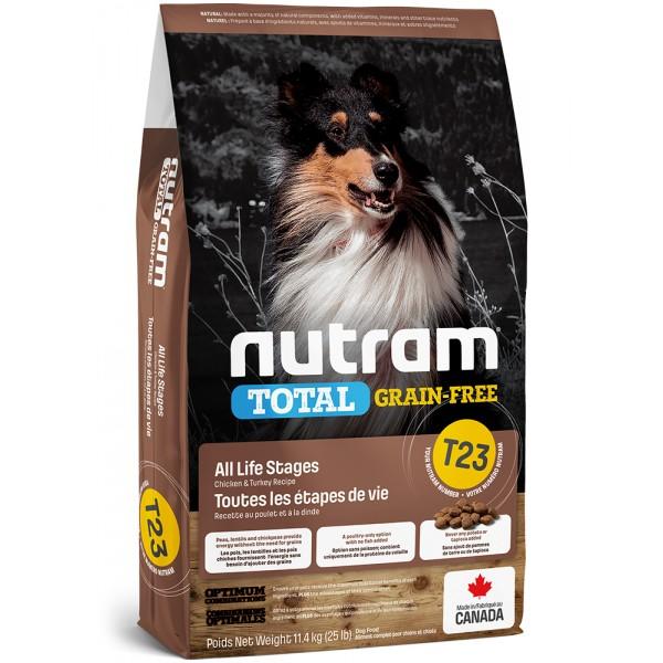 NUTRAM Total Grain Free Turkey, Chicken, Duck Dog 11,4kg