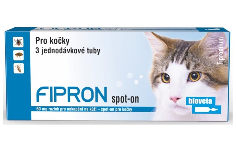 Fipron Spot-on Cat 50 mg 3 x 0,5 ml