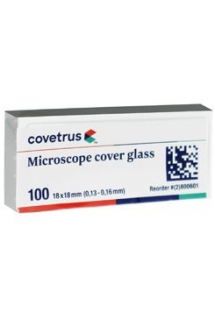 Mikroskla krycí 18x18mm CVET 100ks