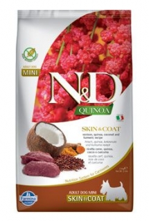 N&D Quinoa DOG Skin&Coat Venison Mini 2,5kg