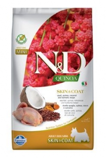 N&D Quinoa DOG Skin&Coat Quail Mini 2,5kg