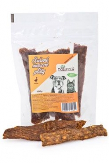 NATURECA pochoutka Masové pláty Kachna, 100%maso 100g