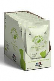 Specific pochoutka FT-BIO Organic Treats 8x50g kočka