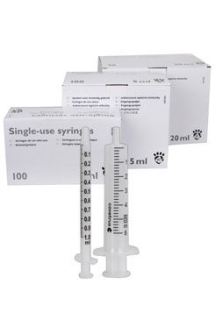 Stříkačka inj CVET VL 5ml 2-dílná Luer excentr. 100ks