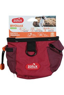 Taška na pamlsky BIVOUAK červená Zolux