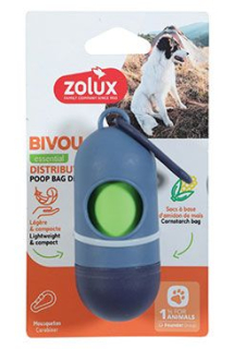 Zásobník sáčků na exkrementy BIVOUAK modrá Zolux