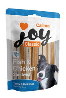 Calibra Joy Dog Classic Fish&Chicken Sandwich 250g NEW