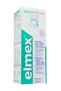 Voda ústní Elmex Sensitive plus zelená 400ml