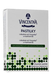 Vincentka pastilky s bylinnou příchutí 18ctb