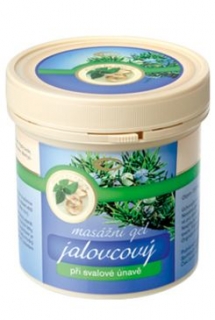 Gel jalovcový masážní TOPVET  250ml