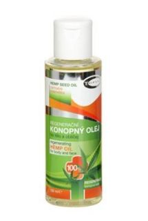 Olej konopný regenerační 100% TOPVET 100ml