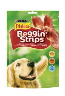 Friskies pochoutka pes Snack Beggin Strips Bacon 120g