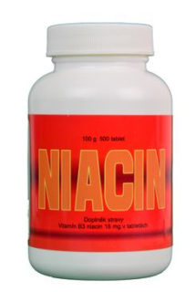 Niacin vitamin B3 500tbl