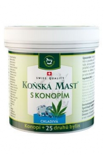 Koňská mast s konopím chladivá 250ml