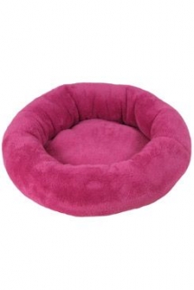 Pelech Amélie plyš kulatý 50cm Růžová tm. A27