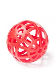 Hračka pes Míč děrovaný plovací Vanil. 14cm SP