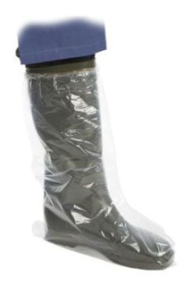 Návlek na obuv PE vysoký 53cm s gumou KRUTEX 25párů