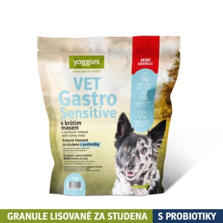 Yoggies MINI VET Gastro Sensitive s krůtím masem 2kg 