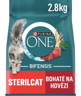 Purina ONE Sterilcat hovězí 2,8 kg