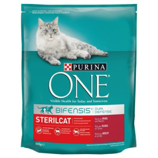 Purina ONE Sterilcat hovězí 1,5 kg