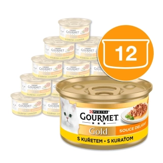 GOURMET Gold Sauce Delight Kuřecí filet 12 x 85g