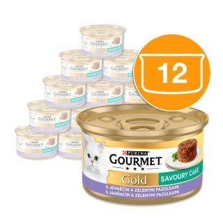 GOURMET Savoury Cake Jehně&zel.fazolky 12 x 85g