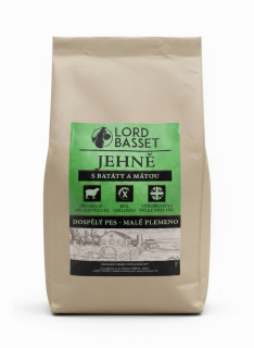 Lord Basset MONOPROTEIN bez obilovin pro malá plemena JEHNĚ 2Kg