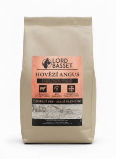 Lord Basset MONOPROTEIN bez obilovin pro malá plemena HOVĚZÍ 2Kg