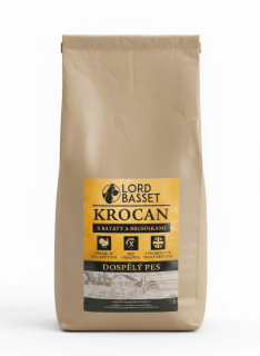 Lord Basset MONOPROTEIN bez obilovin KROCAN 12kg