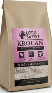 Lord Basset ŠTĚNĚ bez obilovin pro malá plemena KROCAN s KACHNOU 6kg