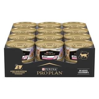 Pro Plan Cat Delicate krůtí kousky v paštice SET 24x 85 g