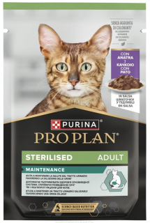 Purina Pro Plan Sterilised Adult Jemné kousky s kachnou v omáčce 85 g