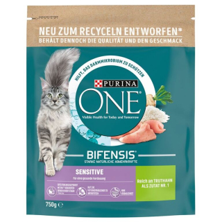 Purina ONE Sensitive adult cat krůta a rýže 800 g