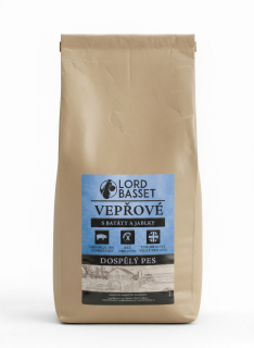 Lord Basset MONOPROTEIN bez obilovin VEPŘOVÉ 12kg