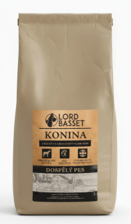 Lord Basset MONOPROTEIN bez obilovin KONINA 12kg