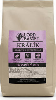 Lord Basset bez obilovin KRÁLÍK S KRŮTOU 2kg