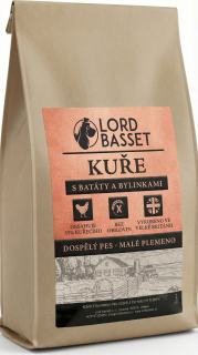 Lord Basset MONOPROTEIN bez obilovin pro malá plemena KUŘE 6kg