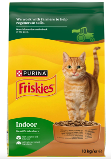 Friskies Indoor Cat s kuřecím a zeleninou 10 kg
