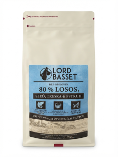 Lord Basset HOLISTIC 80% masa LOSOS 2kg