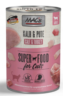 MAC's Cat telecí a krůta 400 g