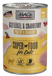 MAC's Cat drůbež a brusinka 400 g