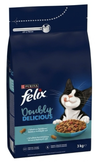 Felix Doubly Delicious losos a mořské ryby 3 kg