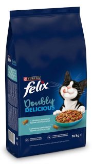 Felix Doubly Delicious losos a mořské ryby 10 kg