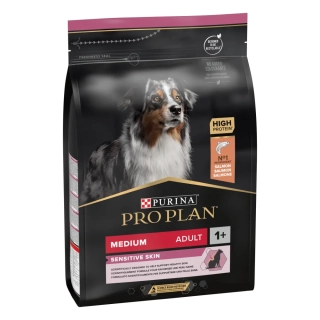 PRO PLAN Medium ADULT Sensitive Skin s lososem 3kg