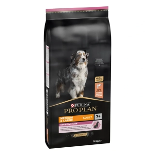 Purina PRO PLAN Medium&Large ADULT 7+ Sensitive Skin s lososem 14kg