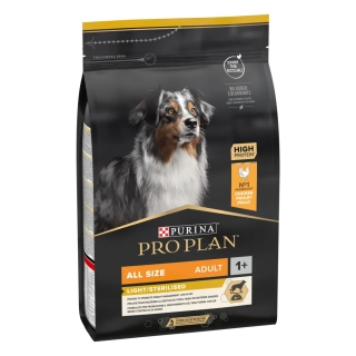 PRO PLAN All Sizes ADULT Light/Sterilized 3kg
