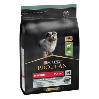 PRO PLAN Medium PUPPY Sensitive Digestion s jehněčím 3kg