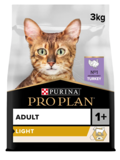 Pro Plan Cat Adult Light krůta 3 kg