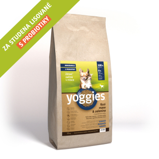 YOGGIES Minigranule kozí maso & zelenina 15kg