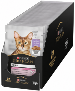 Pro Plan Adult Delicate Digestion s krůtou ve šťávě 26 x 85 g